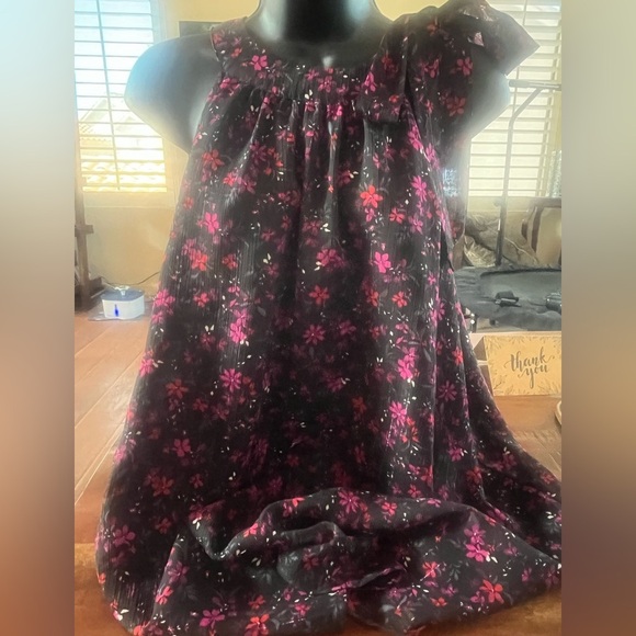 Torrid Floral Sleeveless Top with Bow - Picture 2 of 4